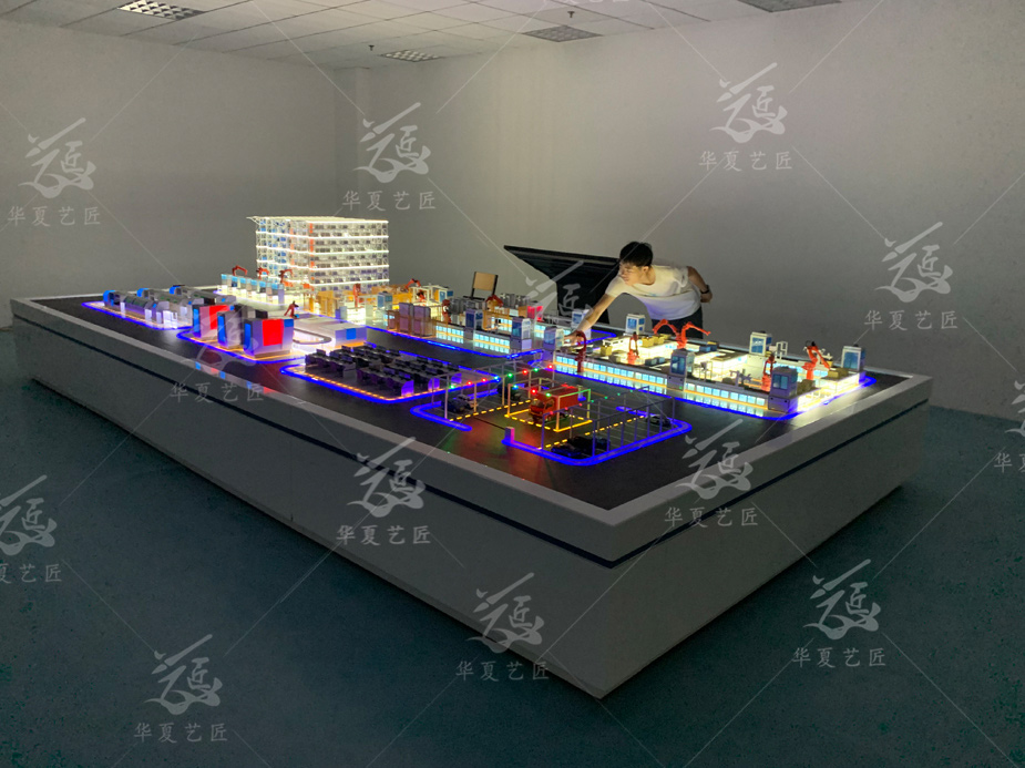 智慧生产线MES系统互动沙盘