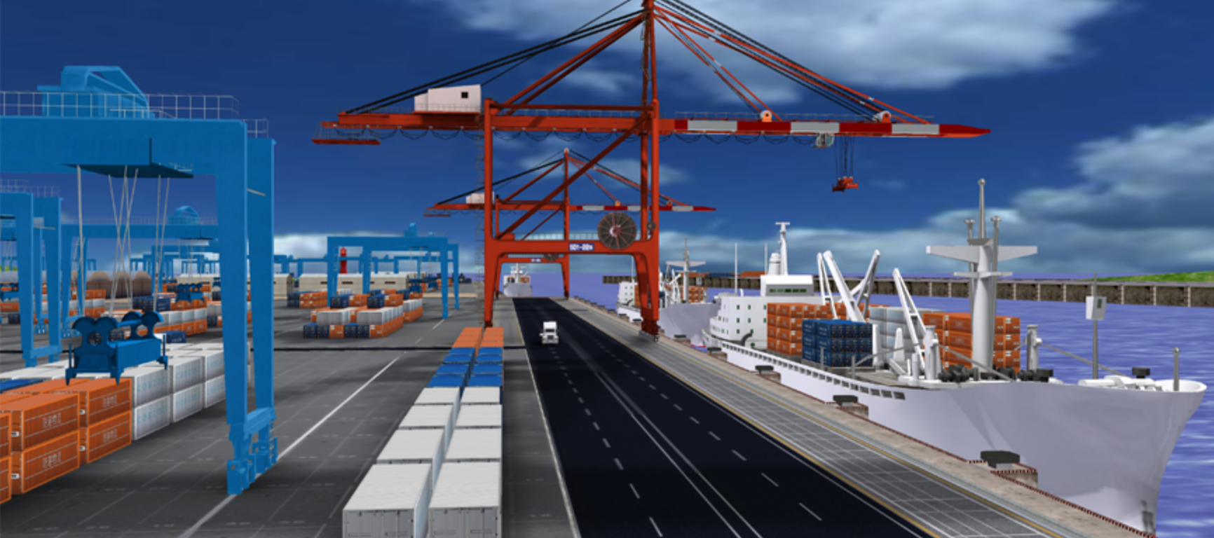港口物流虚拟仿真实训平台