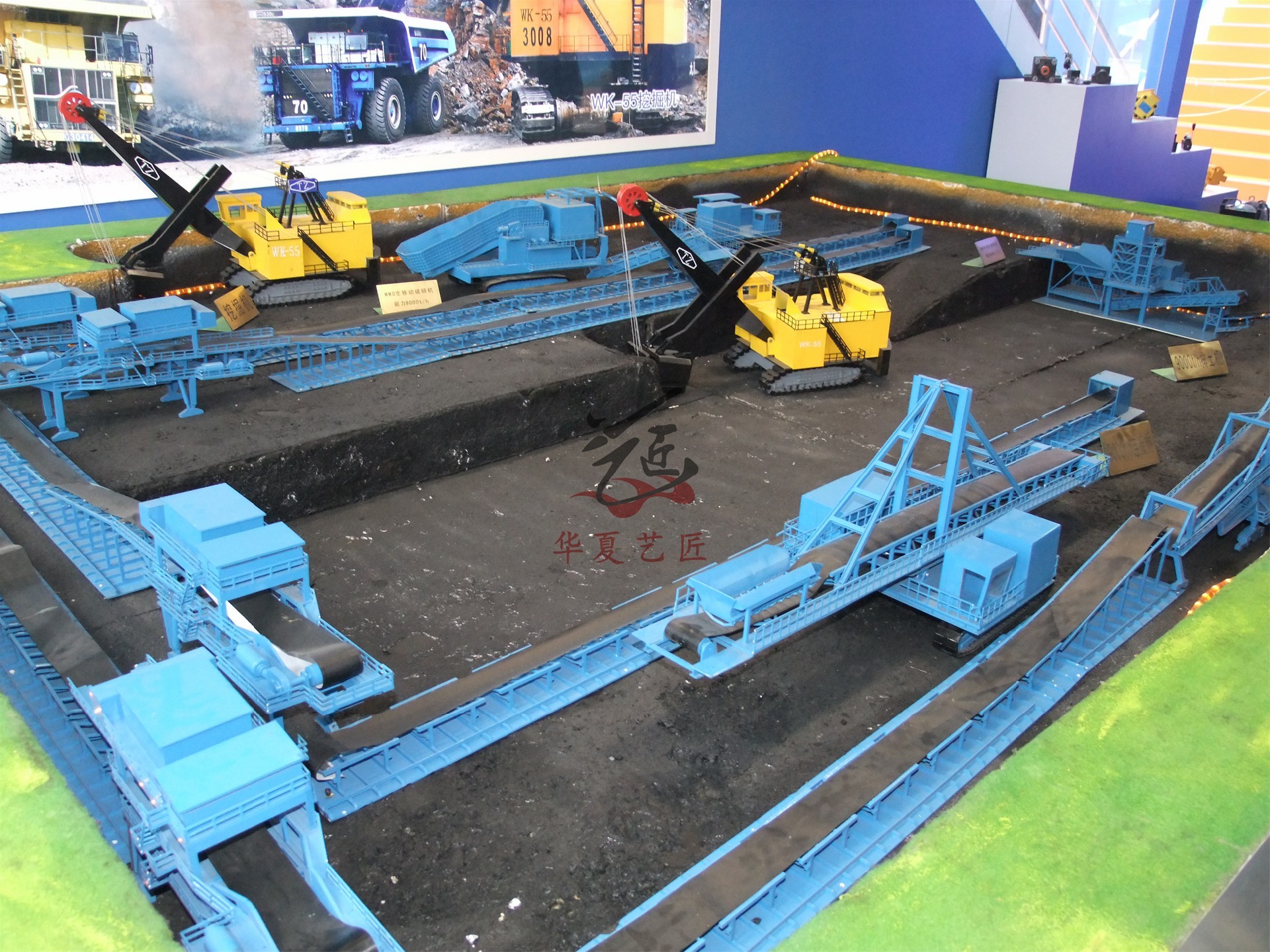 金属矿开采工艺教学仿真实训模型平台