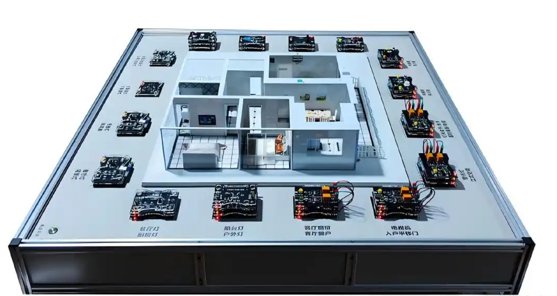 物联网智能家居实训沙盘模型，物联网智能家居实训系统，物联网智能家居沙盘
