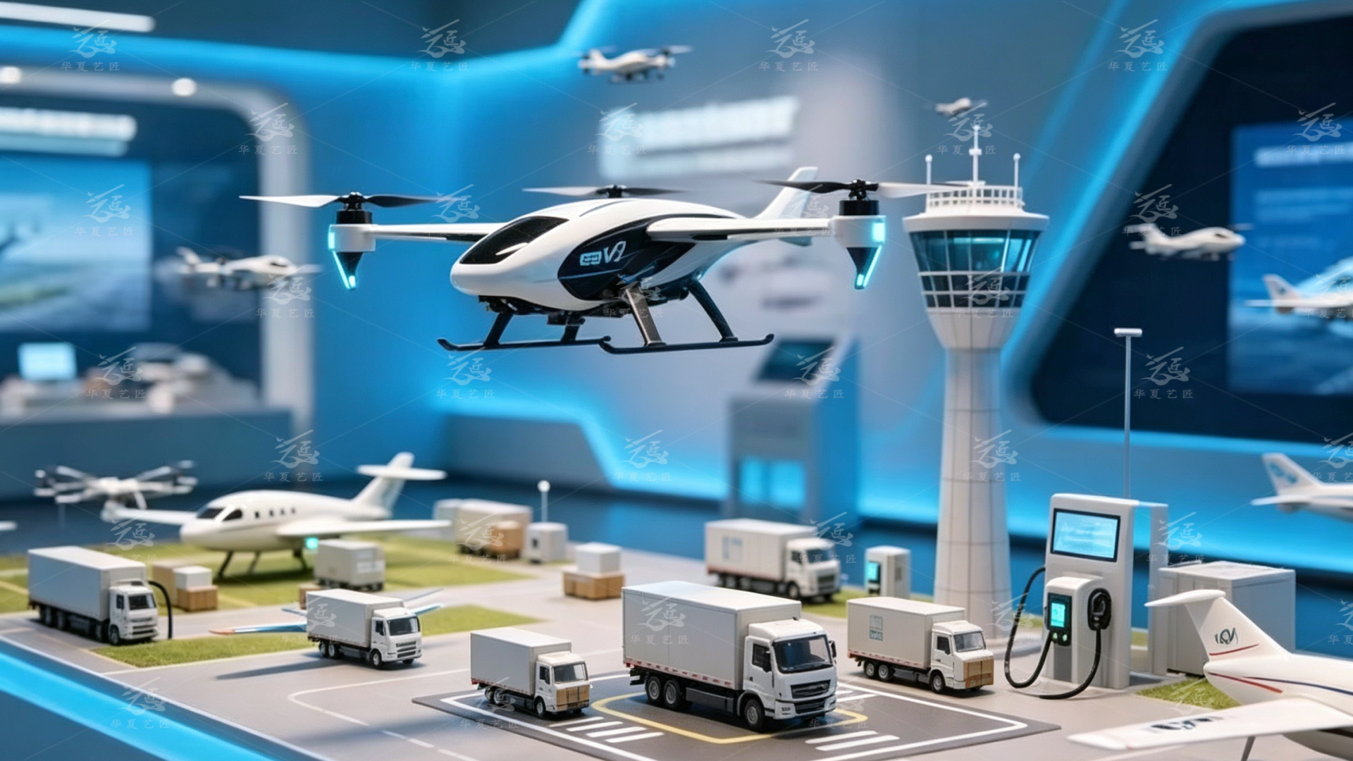 《驭风筑境・智启低空未来 ——eVTOL 全场景产业生态仿真沙盘》