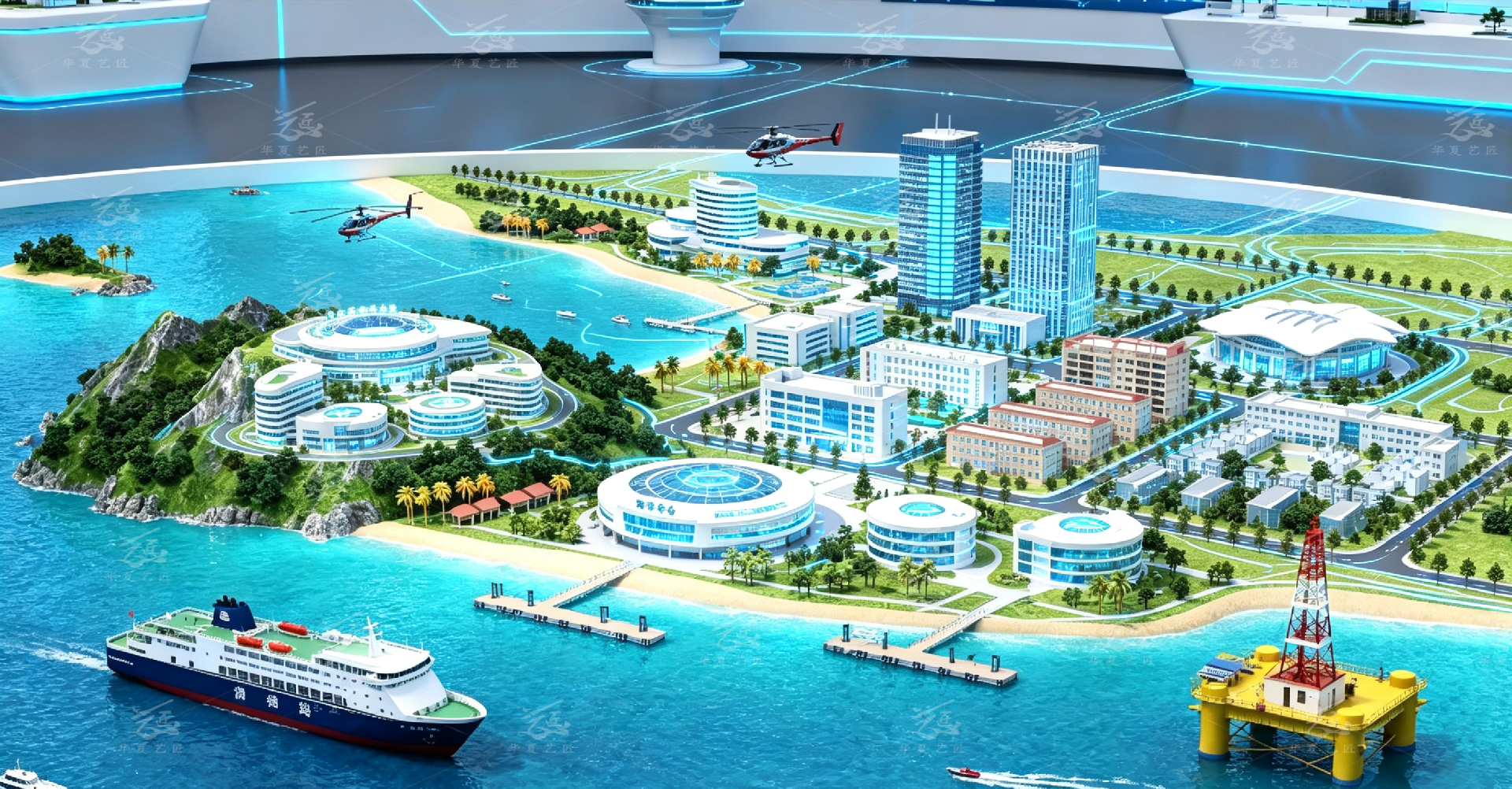 《海天智联：未来海洋城市低空经济综合示范区》