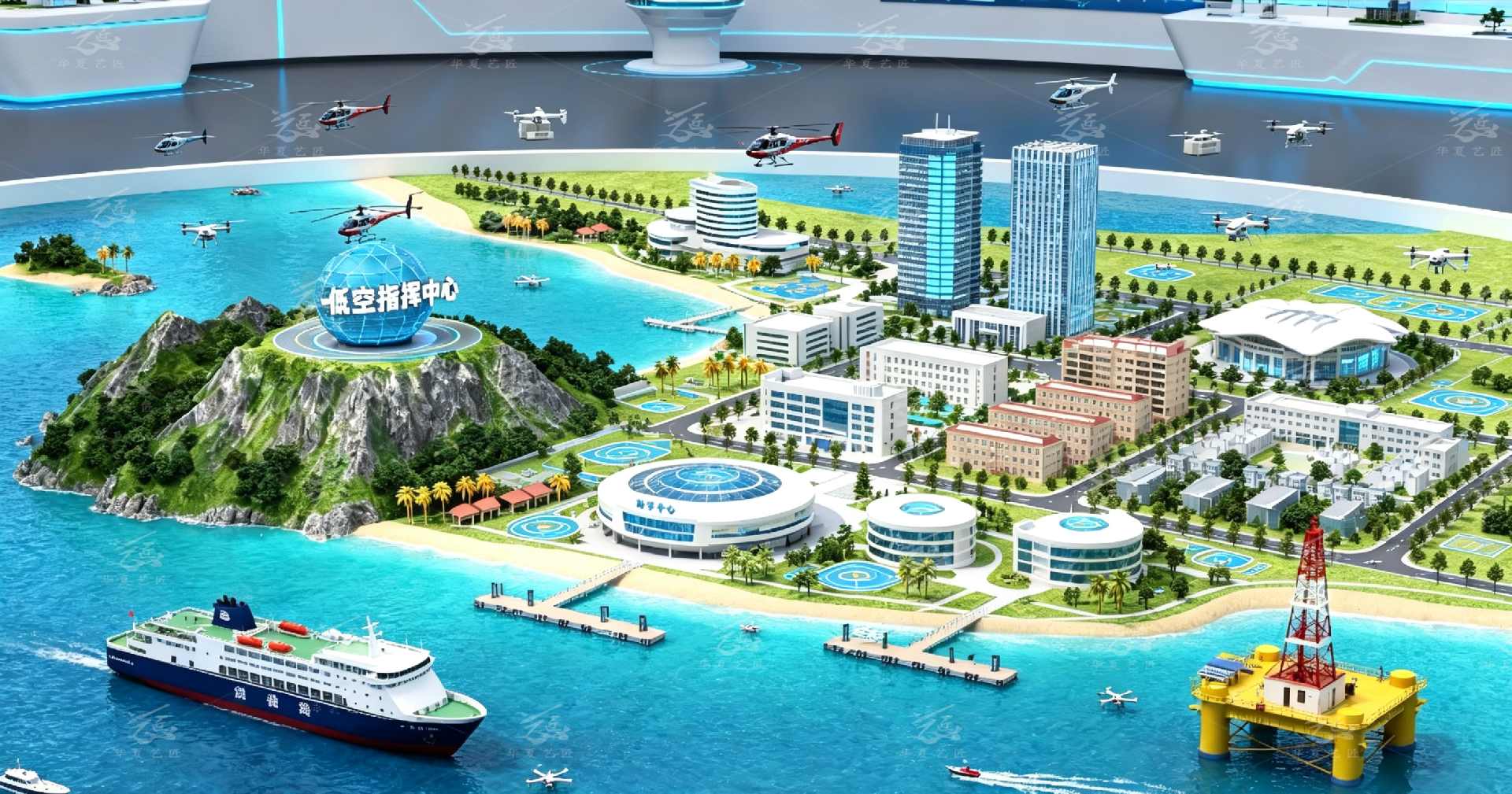 低空经济仿真沙盘模型_副本.png